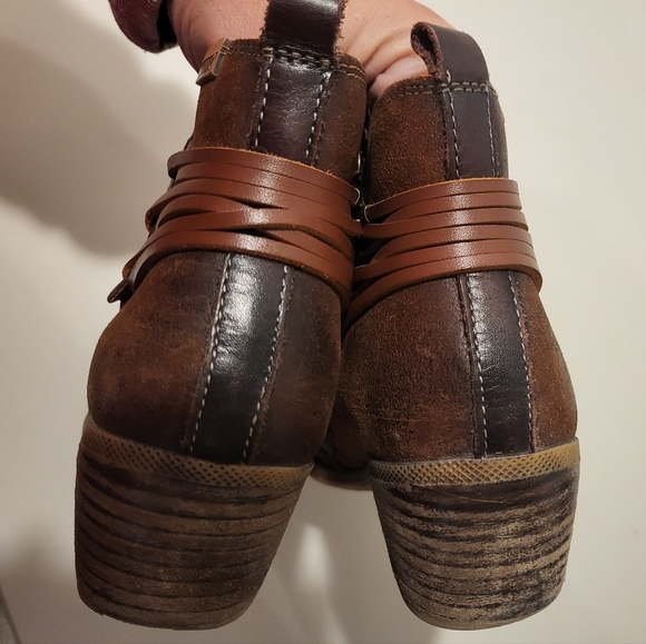 Pikolinos Womans Brown Leather Booties Size 40/9.5 - Picture 7 of 7
